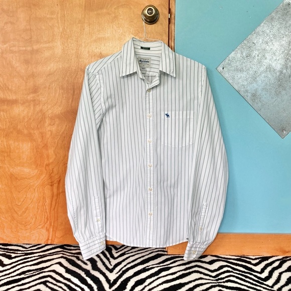 Abercrombie & Fitch Other - VINTAGE Abercrombie Pinstripe Dress Shirt